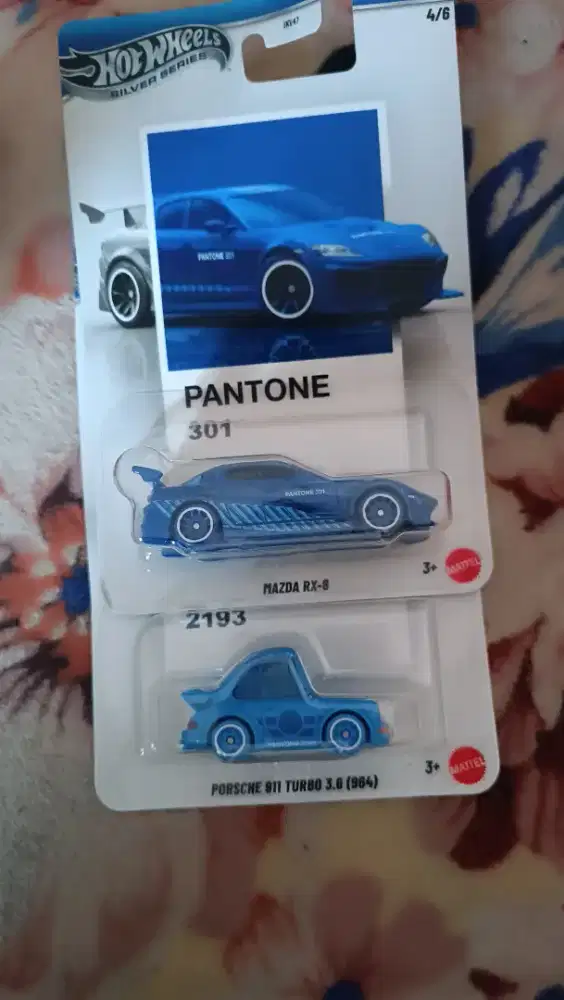 hotwheels silver series pantone
