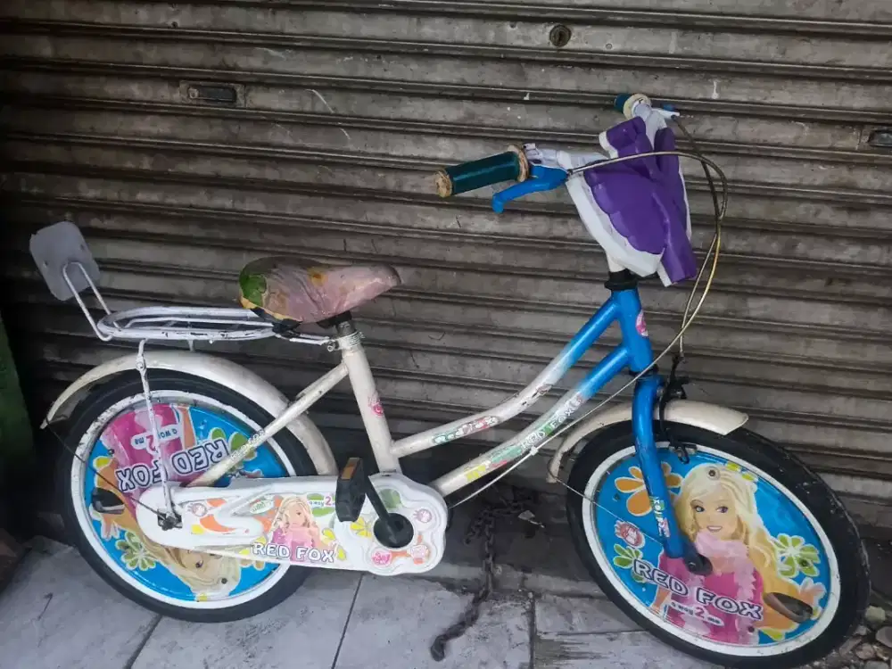 Sepeda anak perempuan ukuran 18inc