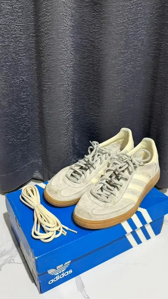 Preloved Adidas Spezial Handball Grey Cream Second 40,5