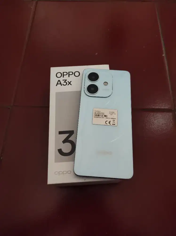 [ Fast respon WA ] Oppo A3x 4/64 Kondisi mulus fullset