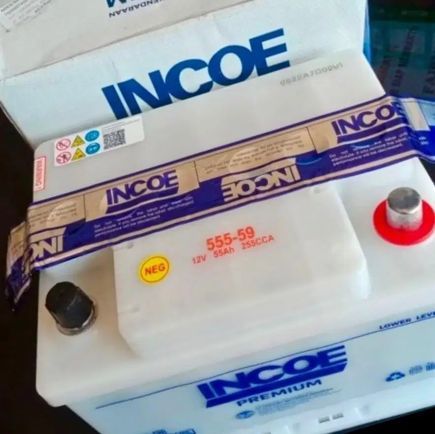 Aki Basah INCOE 555-59/LN2/55Ah/12V Chevrolet Bmw Ford Kia Toyota DLL