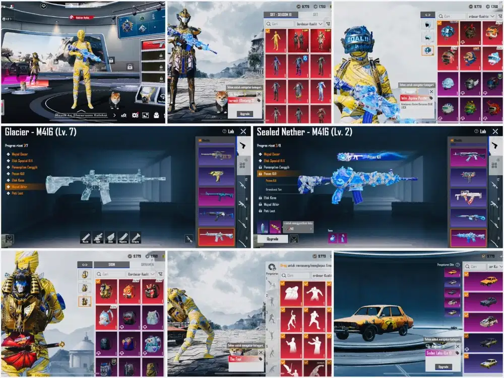 Dijual akun pubg,cod/rekber,bisa nego