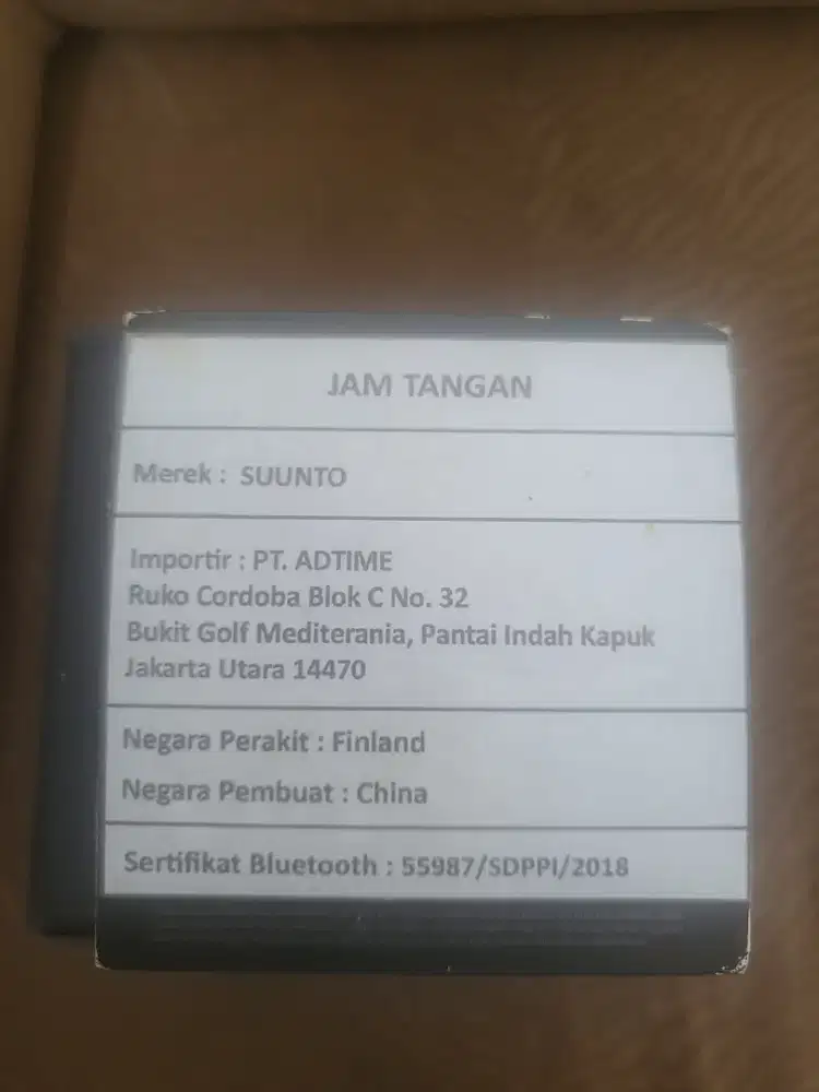 Jam tangan merk SUUNTO ORI