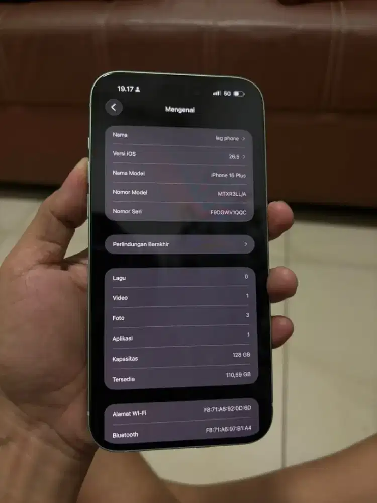 Iphone 15 plus 128gb green inter all operator bisa tt barter