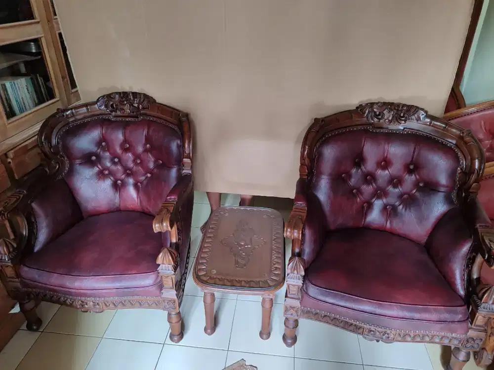 Kursi Jati Model Mesir