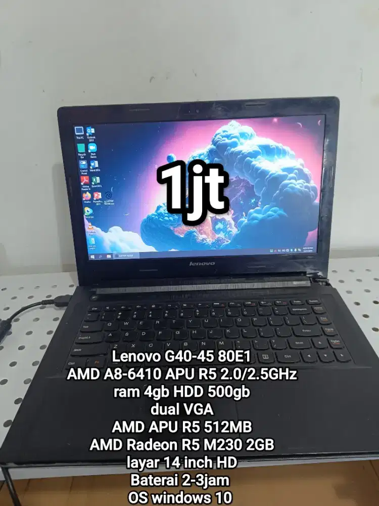 Lenovo g40-45 AMD A8 Dual VGA body ga mulus