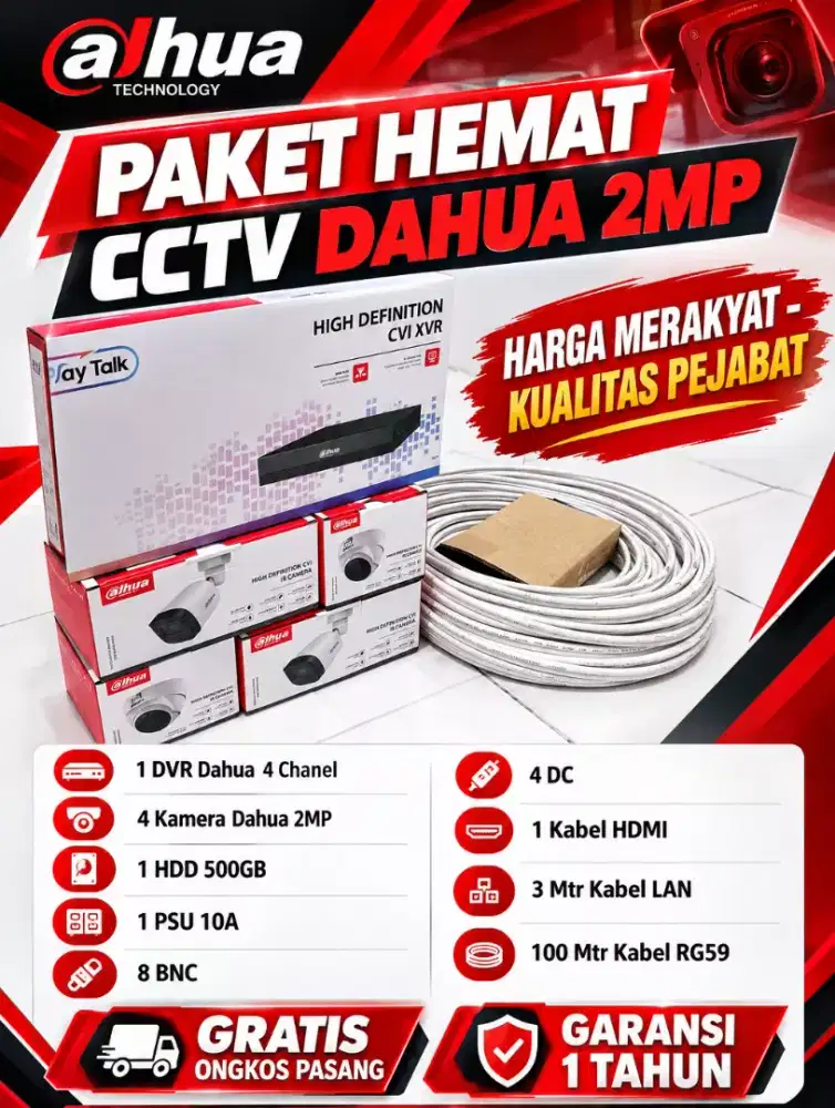 paket cctv dahua 2mp