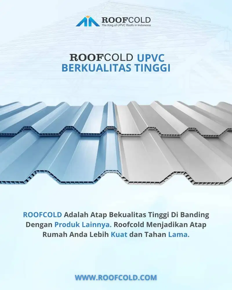 ATAP UPVC DOUBLE LAYER ROOFCOLD 860