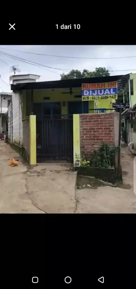 Di jual ruamh dengan luas tanah 45 m'2