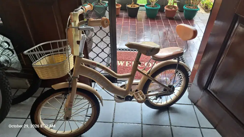 Sepeda anak perempuan ukuran 16 inch