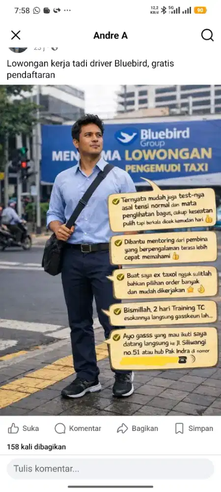Pengemudi Bluebird group