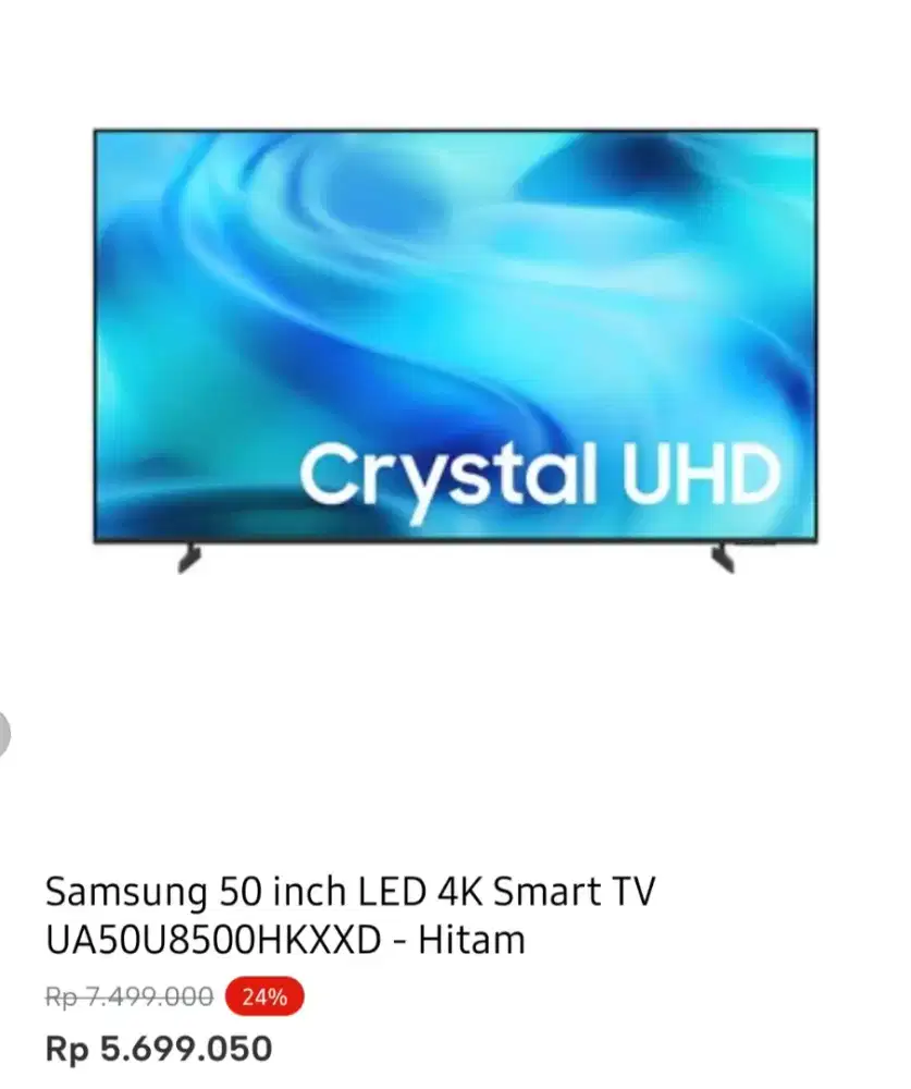 SAMSUNG SMART TV 4K 50iNCI