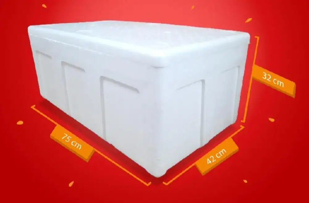 Dijual styrofoam besar, kondisi 99% sangat baik dan bersih