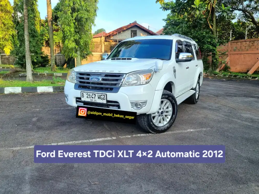Ford Everest TDCi XLT 2.5 Diesel A/T 4×2 tahun 2012 warna putih