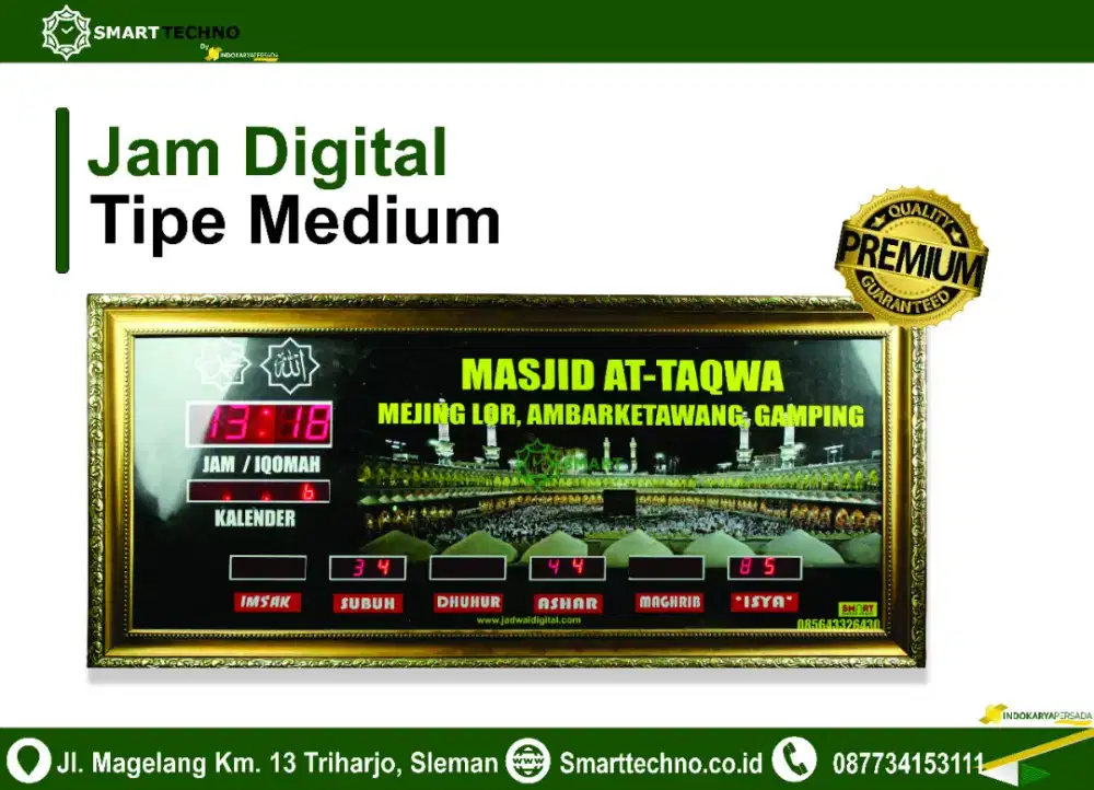 Jual jam digital masjid berkualitas