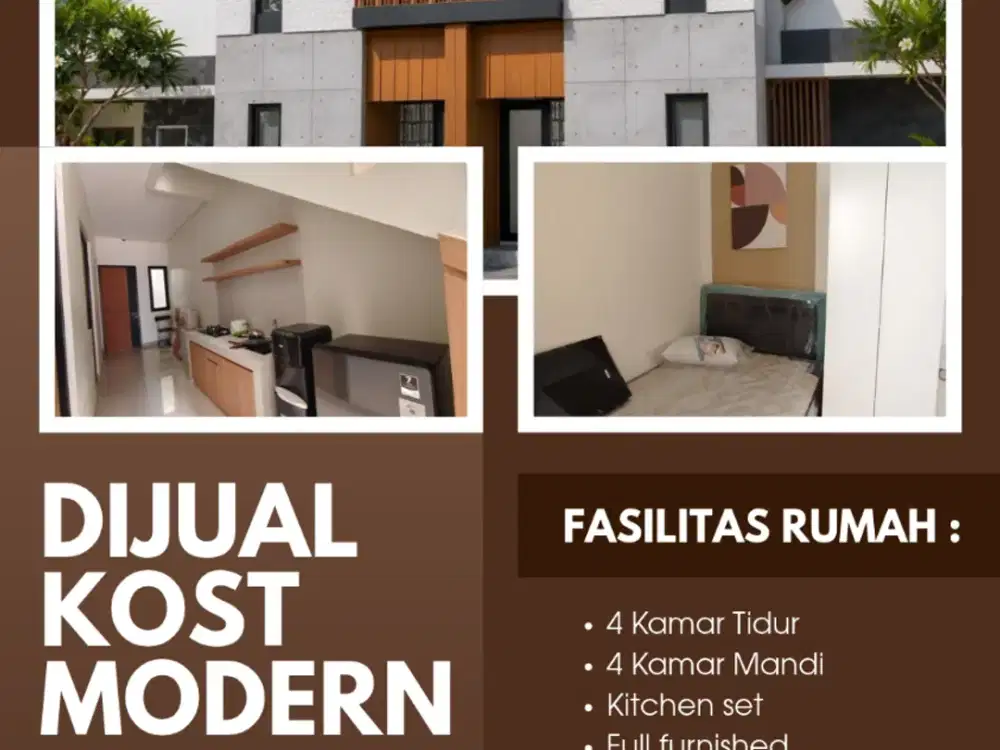 kost full furnished, bangunan indent, hanya 880 juta. 5 menit dari unpad jatinangor!!