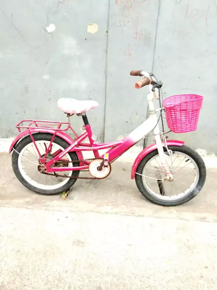 Jual sepeda anak cewe UK 16