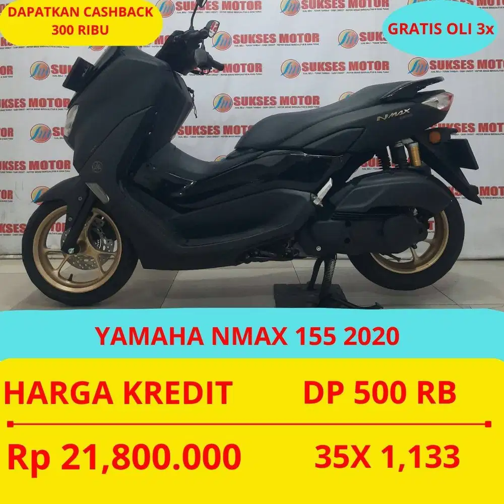 YAMAHA NMAX 155 2020 DP MURAH 500 RIBU GUYSS