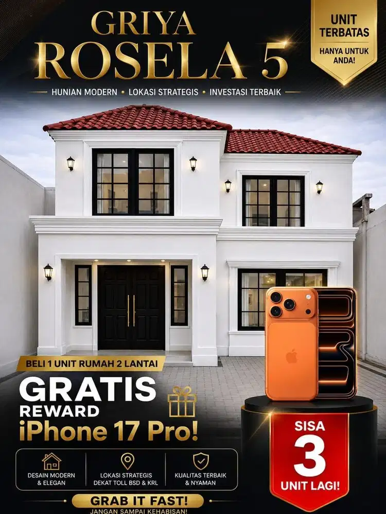 Rumah 2 lantai Mewah Classic