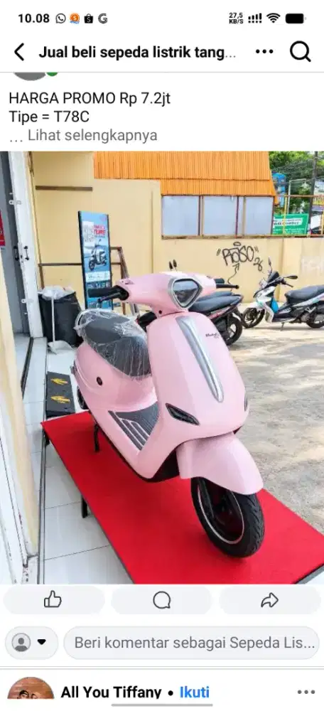 sepeda listrik t78c