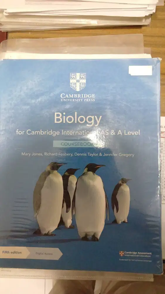 BUKU CAMBRIDGE BIOLOGY, COURSEBOOK, FIFTH edition
