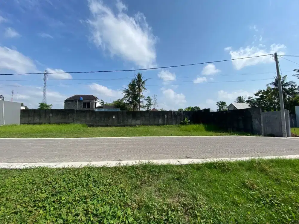 Jual Tanah Dalam Cluster Perumahan Spot Ekonomi Jogja Utara 5 Menit Kampus UPN