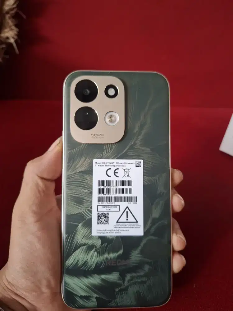 Redmi 17 6/128 fullset warna hijau