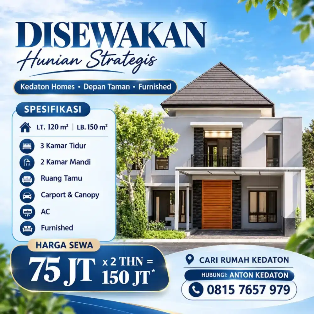 Sewa DPN taman kedaton bsb woodland naraya unika hilago miles ivy park
