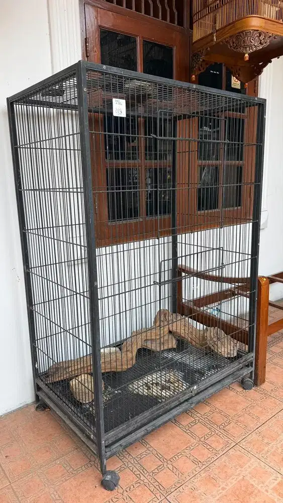 Kandang Besi Tingkat Jumbo Kucing/Reptile