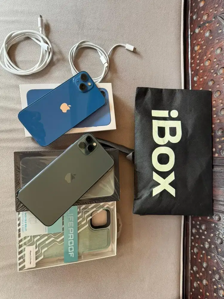 Iphone 13 128 + iphone 11 promax 256 gb