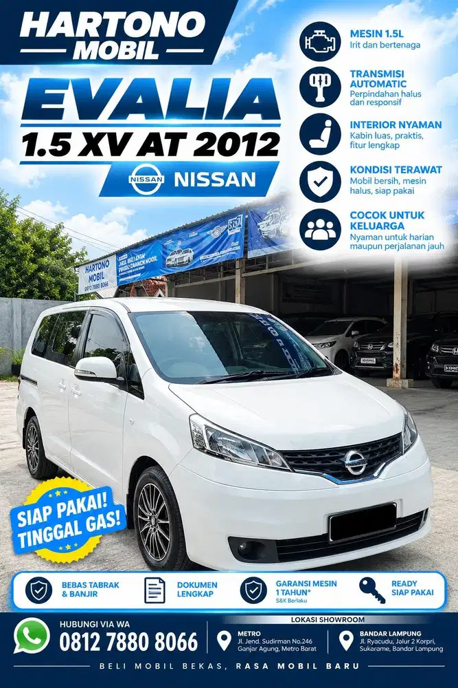 EVALIA 1.5 XV AT 2012