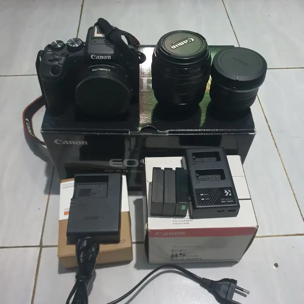 Canon eos R10 + lensa