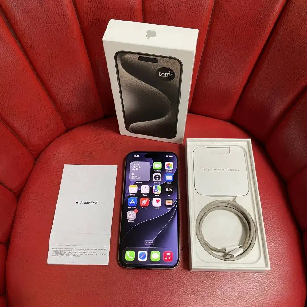iPhone 15 Pro 256gb iBox Natural Titanium Fullset Original