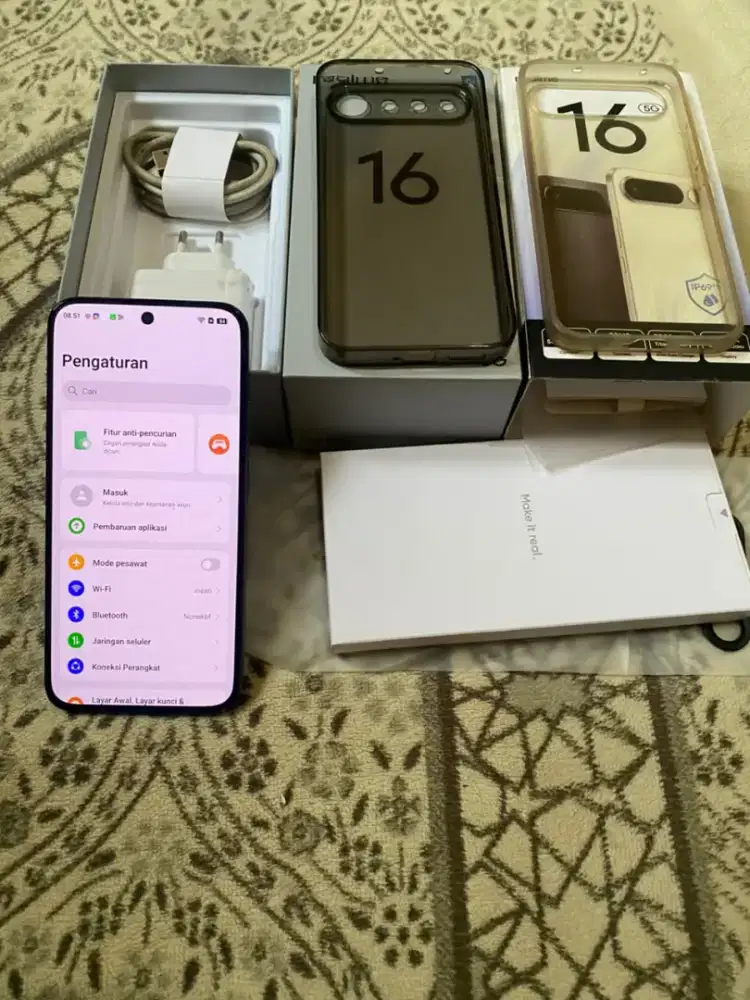 realme 16 12/256 fullset ori