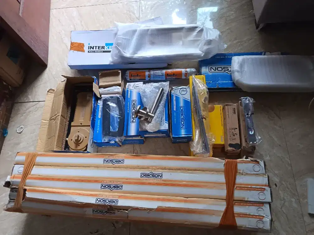 JUAL BORONG... hardware sisa proyek  merk Kend dan dekson