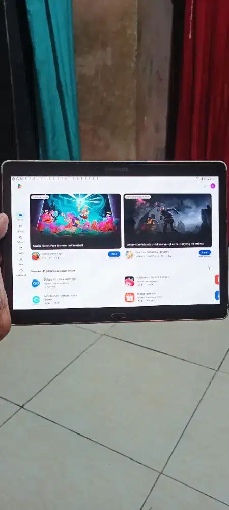 Samsung Tab S1 4G LTE 3/16 Layar 10in Super Amoled jernih No shadow