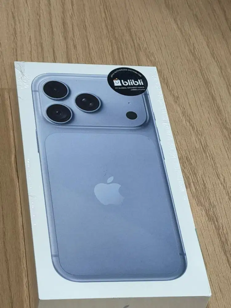 Dijual iPhone 18 Pro Glacier 256GB Baru Sealed Blibli