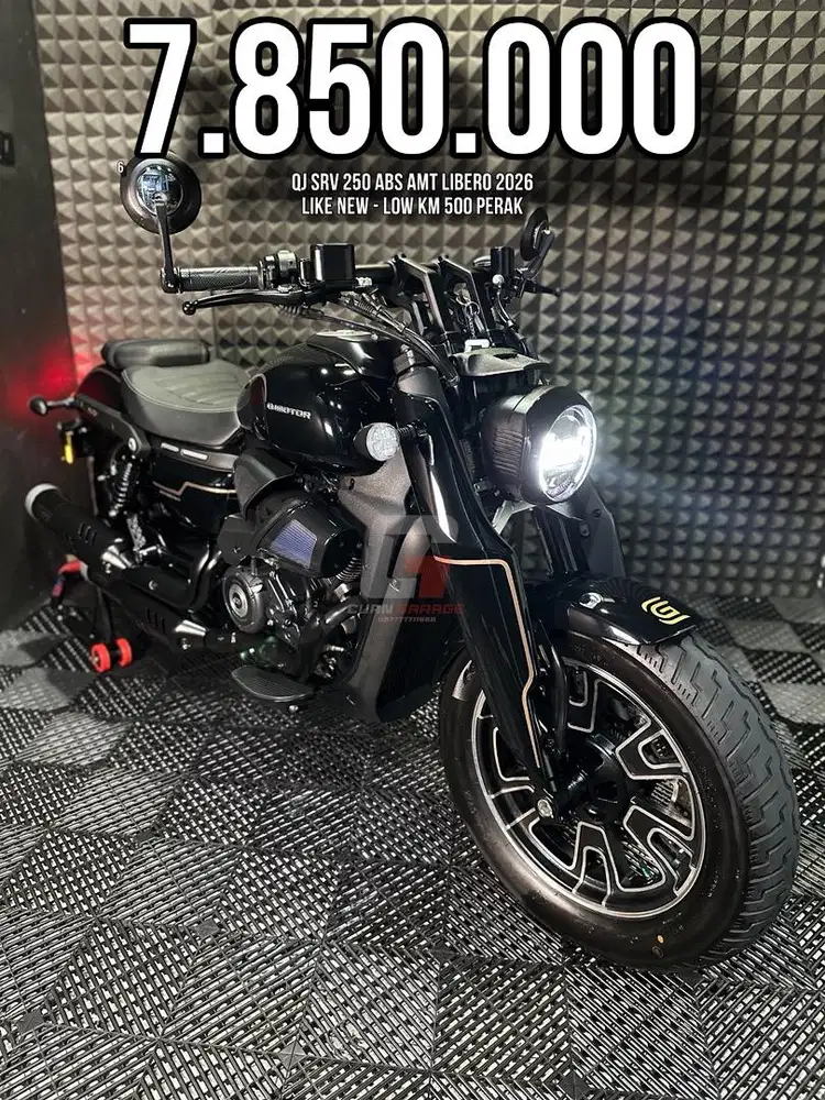 QJ SRV 250 ABS AMT LIBERO 2026 LOW KM 5XX PERAK LIKE NEW UNIT BRO