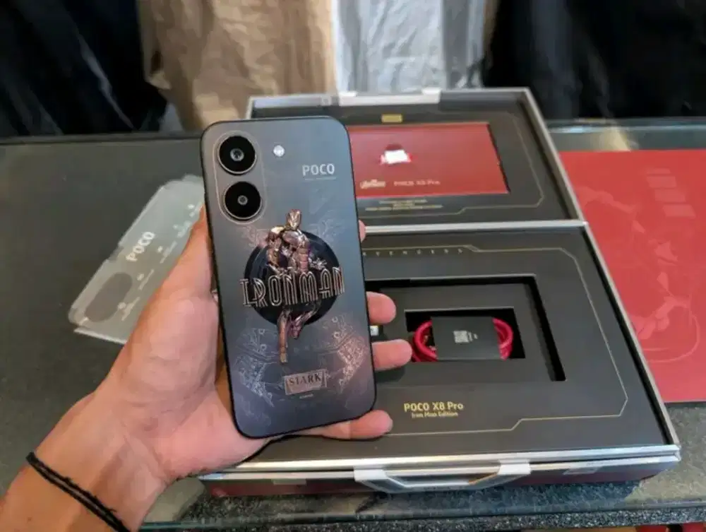Poco x8pro iron man..like new.12/512