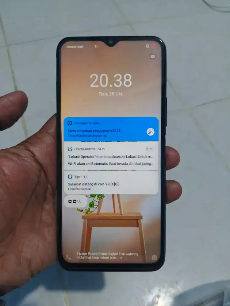 ‎Jual hp Vivo Y20S G ORI bukan kW atau retbushi, jaringan 4G LTE 4/128