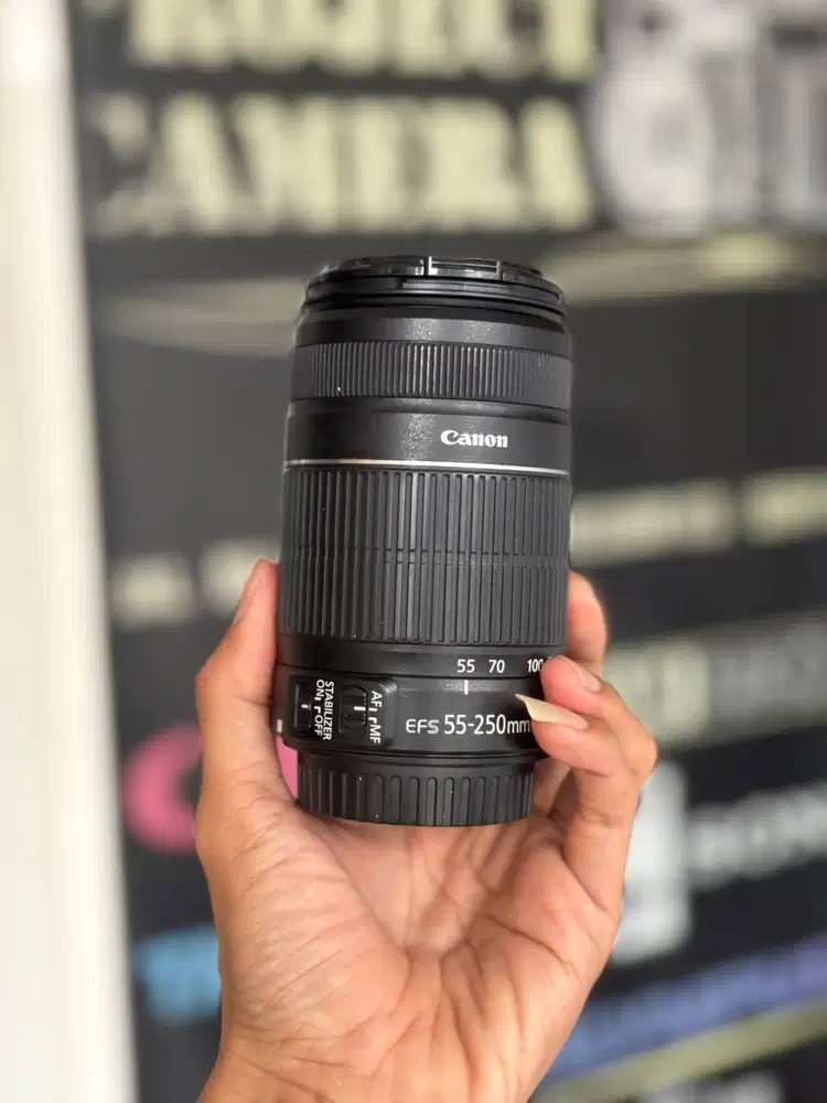 Canon EFS 55-250mm IS II Siap Pakai