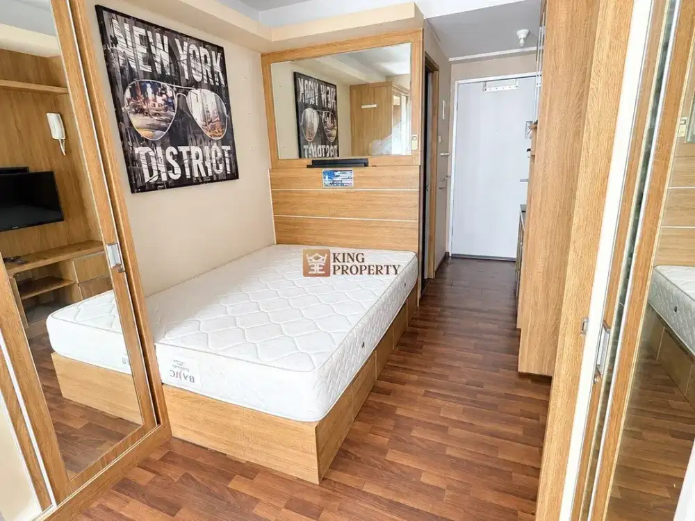 Studio View Pool! Full Furnished 21M² Siap Huni – Tower Favorit Apartemen Green Bay Pluit Greenbay