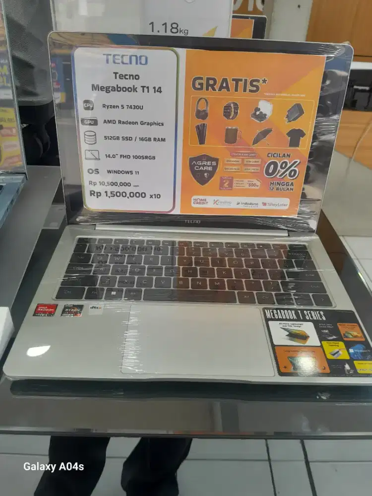 LAPTOP TECNO MEGABOOK T1 14