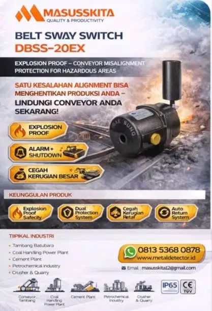Belt Sway Switch Masusskita DBSS-20EX - JUAL