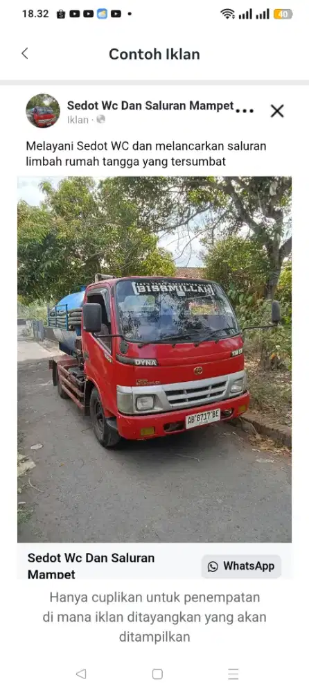 Sedot WC dan saluran mampet Bantul Sleman Kulo Progo