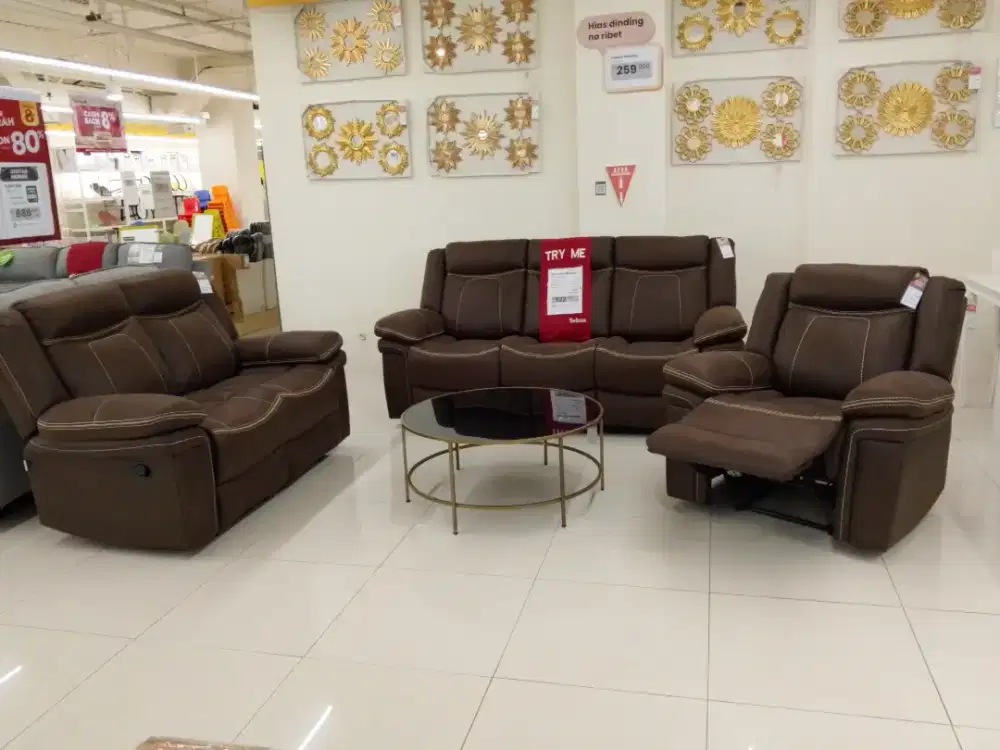 CEPAT HABIS! PROMO BESAR SOFA / SOFA RUANG TAMU / RECLINER SET