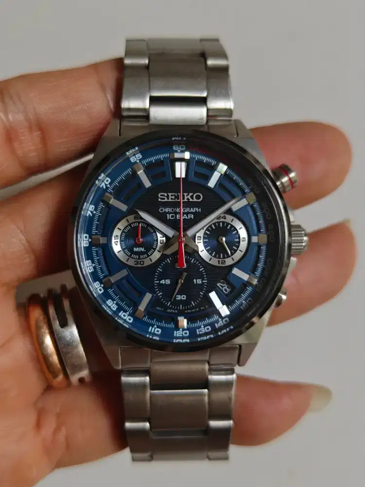Seiko Chronograph SSB407P1 original bekas bagus normal semua siap pake