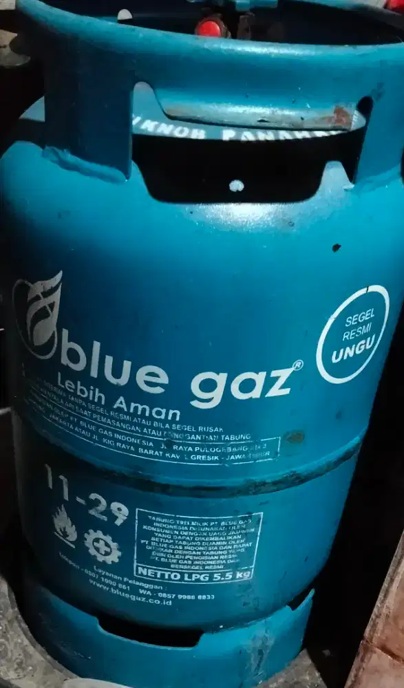 Jual dua buah tabung blue gas