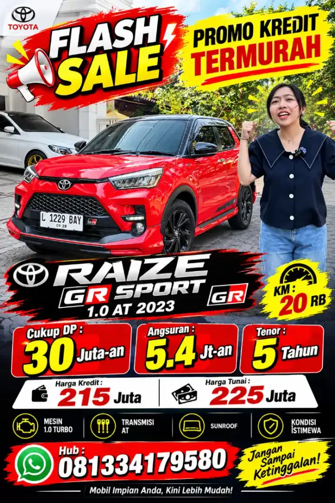 Toyota Raize GR Sport Twotone at 2023