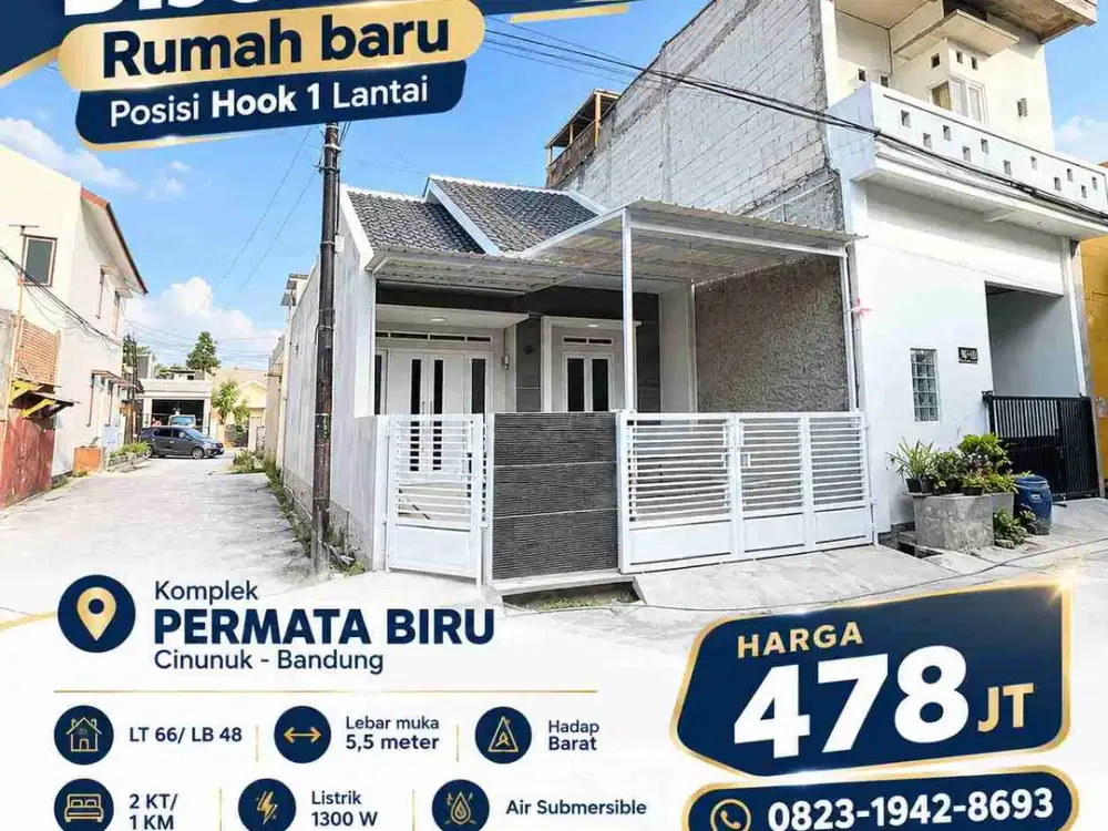 Rumah 400 Jutaan di Cinunuk, Cileunyi
